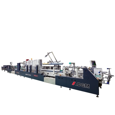 High Speed ​​Automatic Food DGM Corrugated Line Box Folder Gluer Machine for cartons box automatic folder gluer
